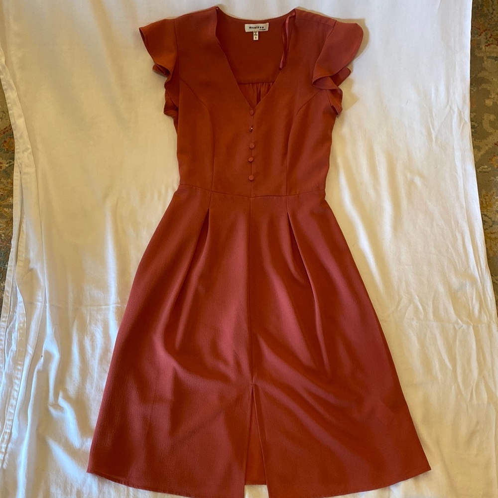 Monteau Dusty Pink Casual Dress